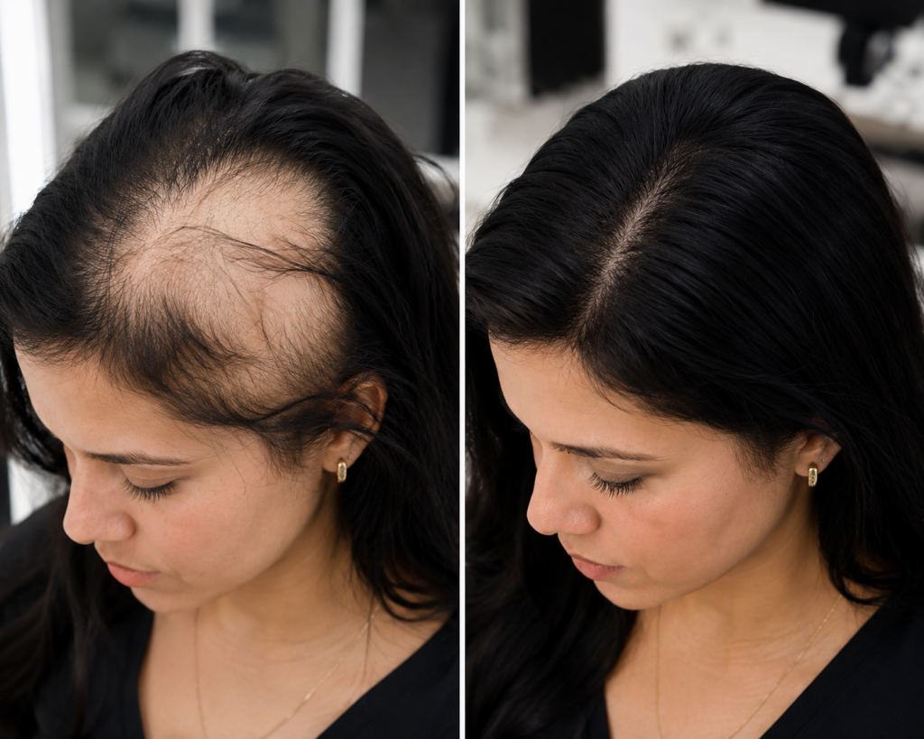Prótesis Capilar Pelo Natural Femenina Personalizada por Zonas desde