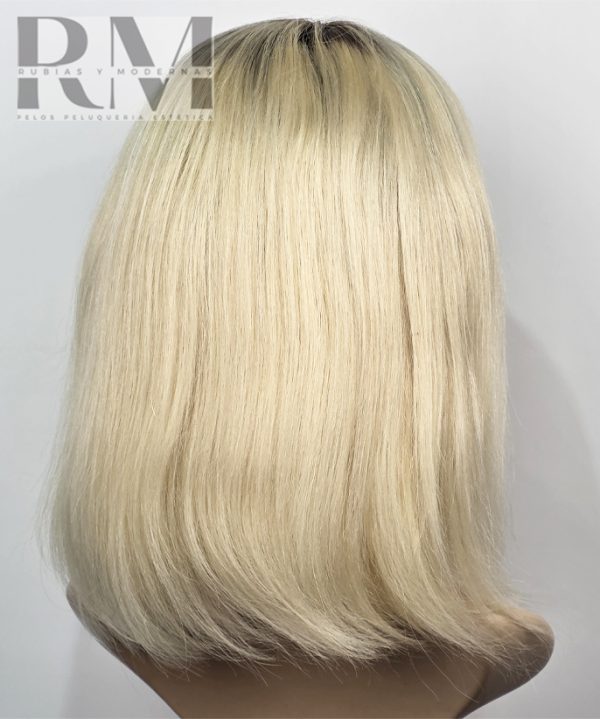 Peluca Natural Rubia Full Lace front degrades - Imagen 2