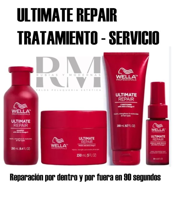 " Servicio" Tratamiento Reparador Ultimate Repair 90 segundos